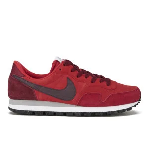 Nike Men's Air Pegasus '83 Trainers - Leather Red Clay/White - UK 7 - Rood Afbeelding 1