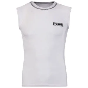 Gymheadz Performance Skin Range Hemd voor Heren - Wit - S - Wit Afbeelding 1