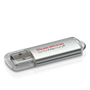 CnMemory 64GB Spaceloop Metal USB 2.0 Flash Drive Afbeelding 1