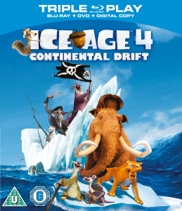 Ice Age 4: Continental Drift - Triple Play (Blu-Ray, DVD en Digital Copy) Afbeelding 1
