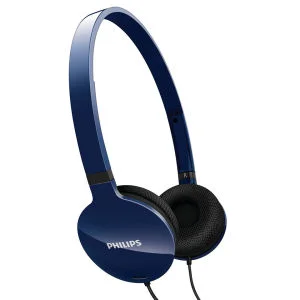 Philips SHL1700BL/10 Lightweight Foldable Headphones - Blue Afbeelding 1