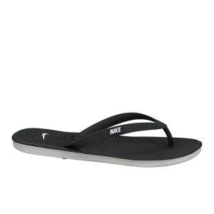 Nike Men's Solarsoft Thong Flip Flops - Black - 7 - Zwart Afbeelding 1