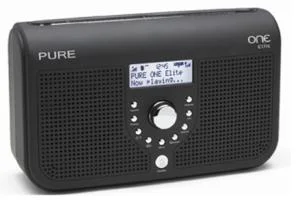 Pure Outlet ONE Elite DAB Radio, Black - Manufacturer Refurbished Afbeelding 1
