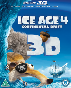 Ice Age 4: Continental Drift 3D (Bevat 2D Blu-Ray, DVD en Digital Copy) Afbeelding 1