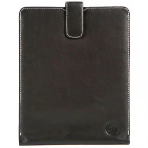 dbramante1928 Leren Beschermhoes voor de iPad 2, 3, en 4 - Zwart Glad Afbeelding 1