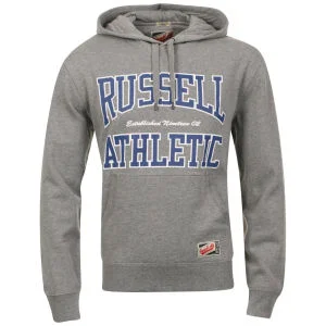 Russell Athletic Men's Coyne Hoody - Grey - S - Grijs Afbeelding 1