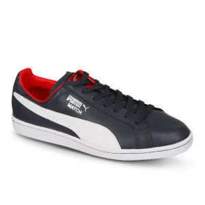 Puma Men's Match Solid Trainer - Navy/Red/White - 6 - Navy/Red/White Afbeelding 1