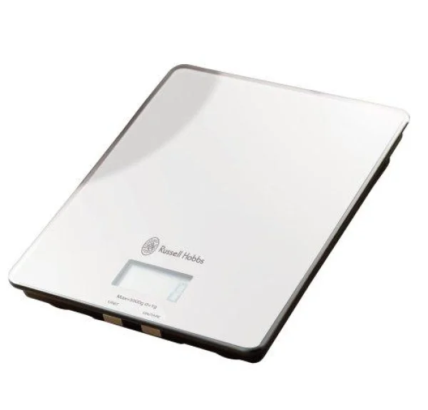 Russell Hobbs 5kg Distinctions Kitchen Scale (White) Afbeelding 1