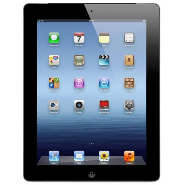 Apple New iPad 3rd Generation - 32GB Wi-Fi Tablet in Black (MC706B/A) Afbeelding 1
