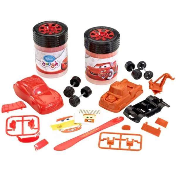 Cars Disney Dough Make Your Own Car Set (2 tubs) Afbeelding 1