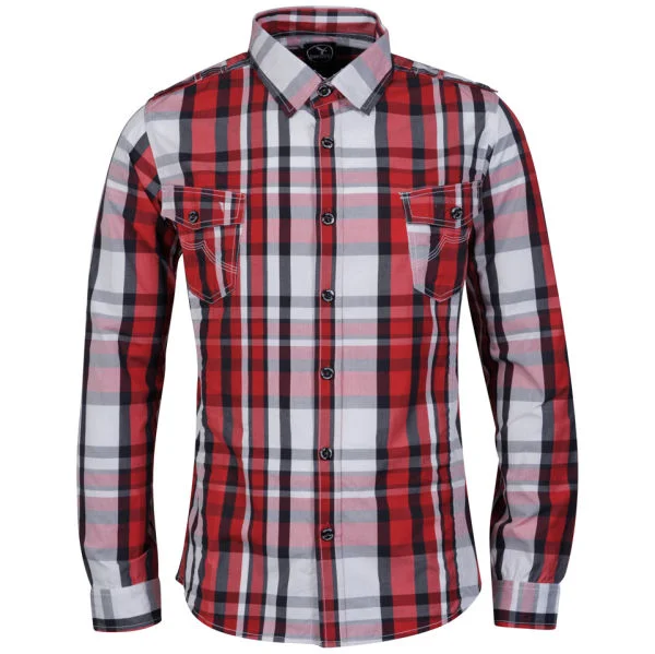 Benzini Men's Item Shirt Red - S - Rood Afbeelding 1