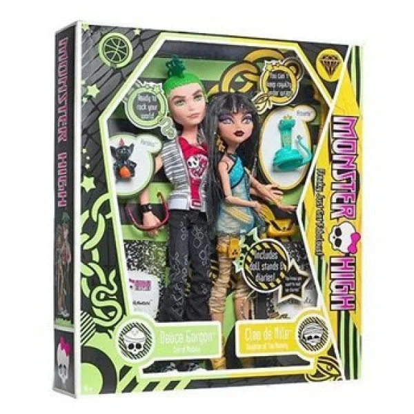 Monster High Cleo De Nile and Deuce Gorgon Doll Set Afbeelding 1