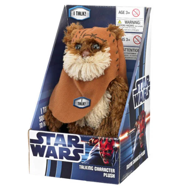 Star Wars - Deluxe Talking Plush - Wicket 10 Inch Afbeelding 1