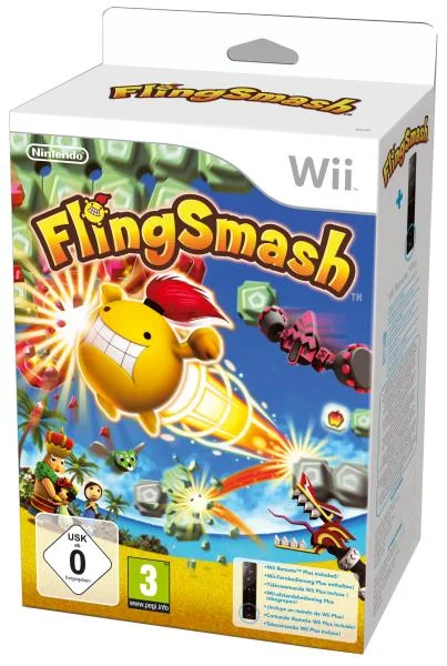 Flingsmash with Wii Remote Plus (Black) Afbeelding 1