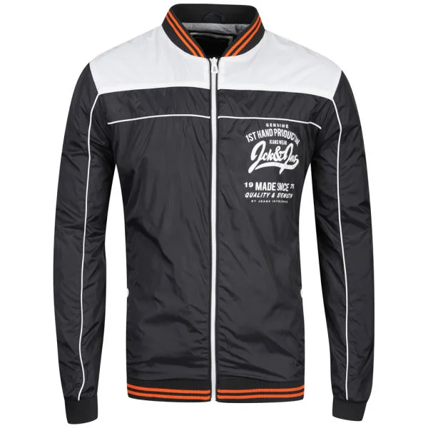 Jack & Jones Men's Kick Jacket - Black - S - Zwart Afbeelding 1