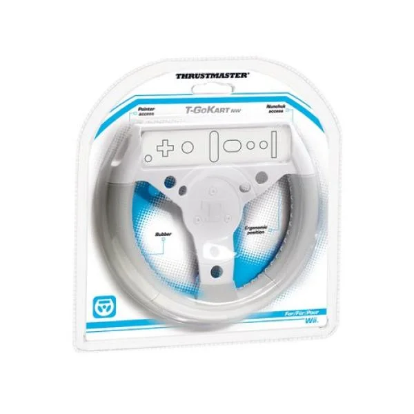Thrustmaster T-Go Kart NW Racing Wheel (Wii) - Wii Remote Not Included Afbeelding 1