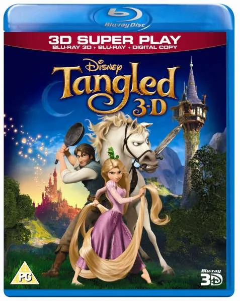 Tangled: 3D Super Play (Includes 3D Blu-ray, 2D Blu-ray and Digital Copy) Afbeelding 1