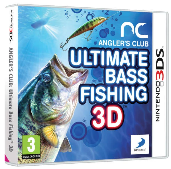 Anglers Club: Ultimate Bass Fishing 3D (3DS) Afbeelding 1