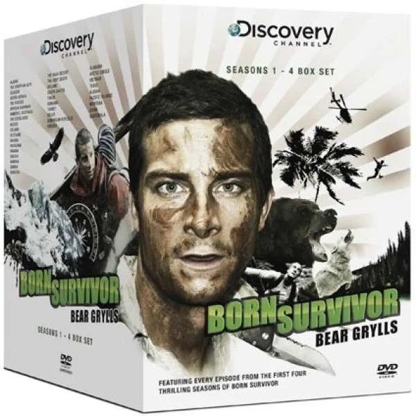 Born Survivor Bear Grylls - Series 1-4 Box Set Afbeelding 1