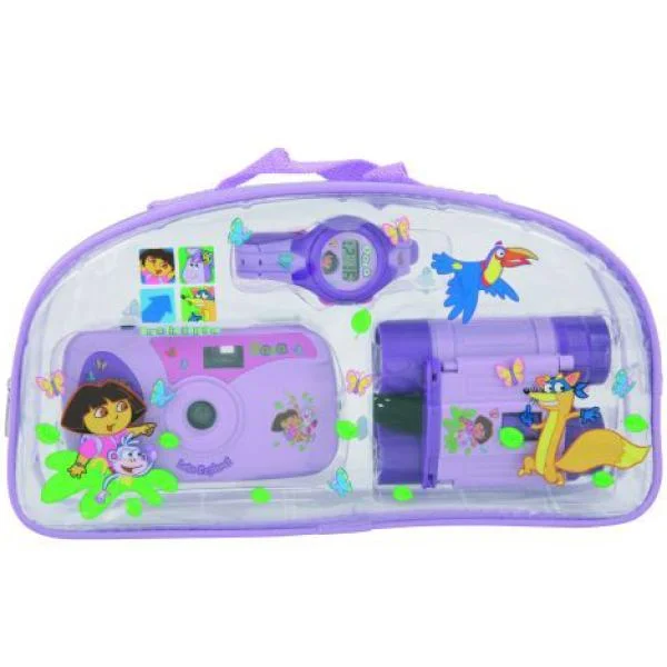 Dora The Explorer LCD Watch, Binoculars and Camera Action Set Afbeelding 1