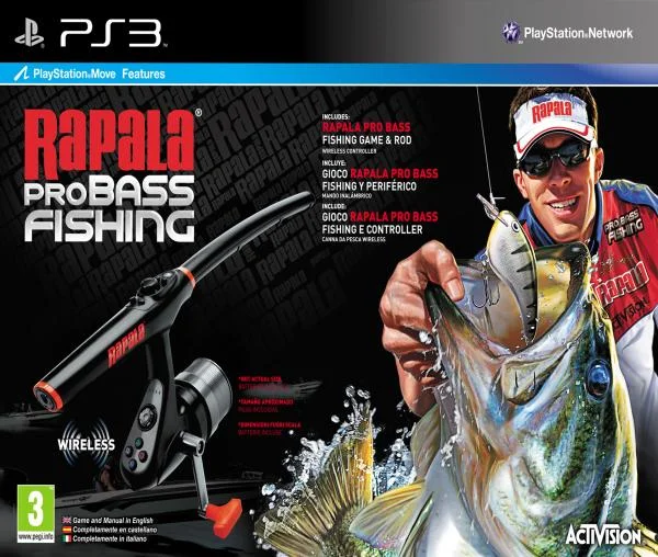 Rapala Pro Bass Fishing with Rod Afbeelding 1