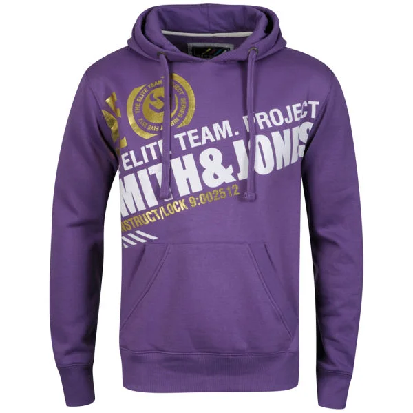 Smith & Jones Men's Arrigo Sweat - Deep Purple - S - Deep Purple Afbeelding 1