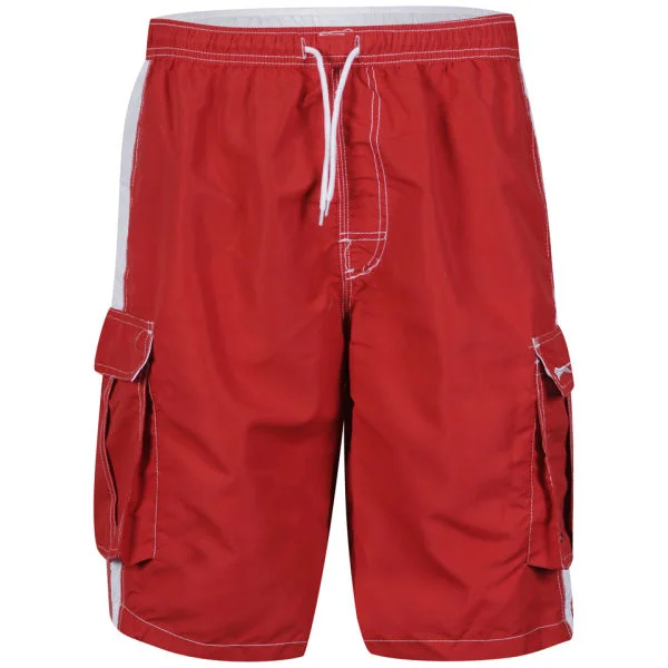 Slazenger Men's Pocket Short - Red - S - Rood Afbeelding 1