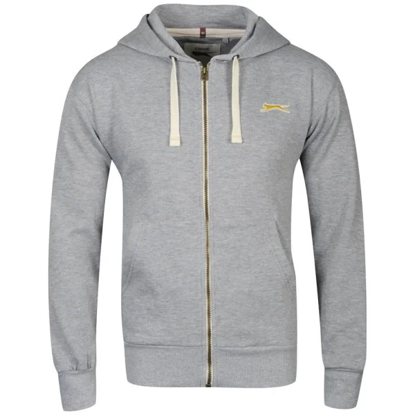 Slazenger Men's Full Zip Hoody - Grey - S - Grijs Afbeelding 1