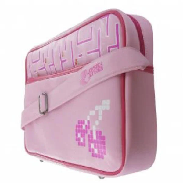 Joystick Junkies: Pink Pixel Cherry Flight Bag 13.4 Inch Afbeelding 1