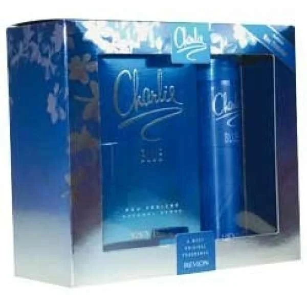 Charlie Blue Eau Fraiche Gift Set (100ml Eau de Toilette with Deodrant) Afbeelding 1