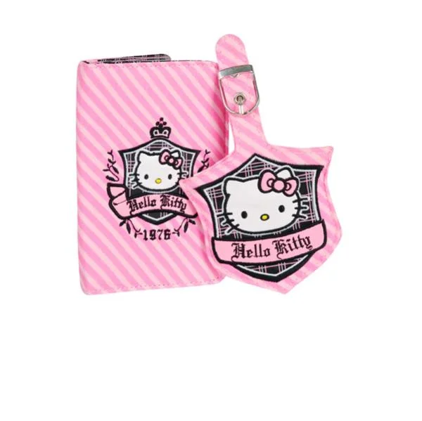 Hello Kitty Passport Cover & Luggage Tag Set Afbeelding 1