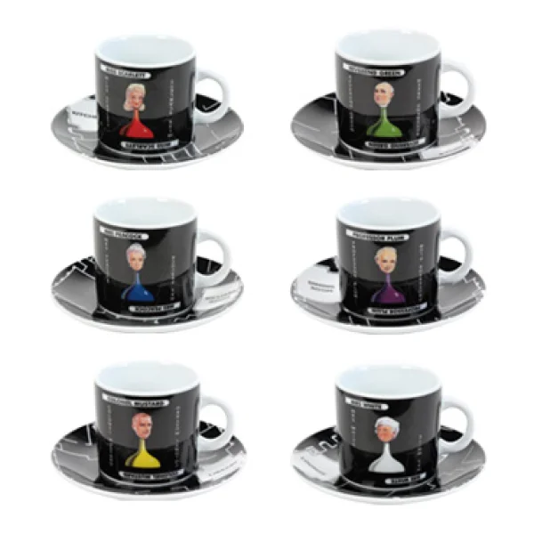 Cluedo Espresso Mug Set Afbeelding 1
