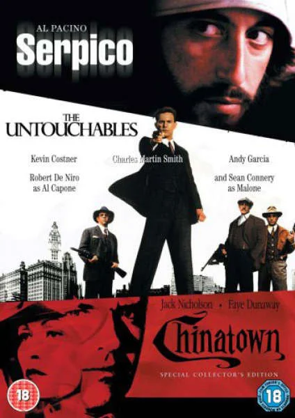 Serpico/ Untouchables/Chinatown Afbeelding 1