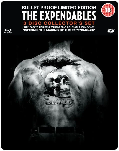 The Expendables: Verzamelaarseditie Steel Tin (Bevat Blu-Ray en DVD Copy) Afbeelding 1