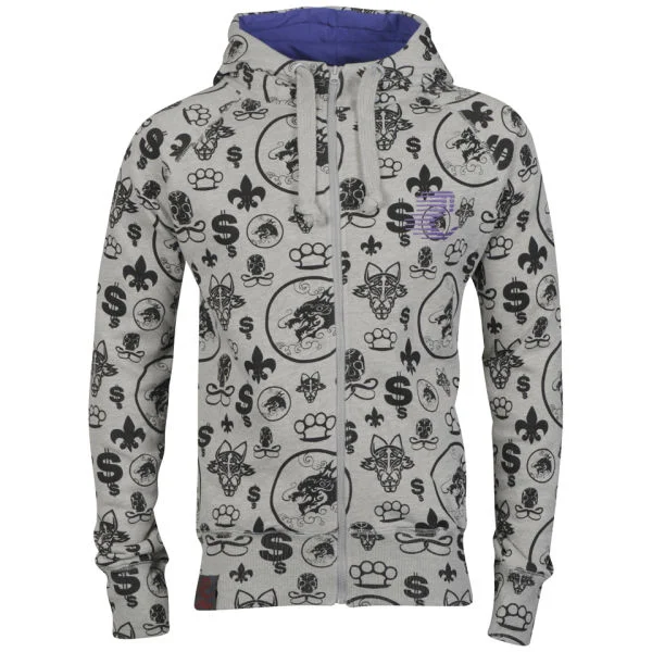 Joystick Junkies Men's Saints Row 3 Hoody - Grey Marl - S - Grijs Afbeelding 1
