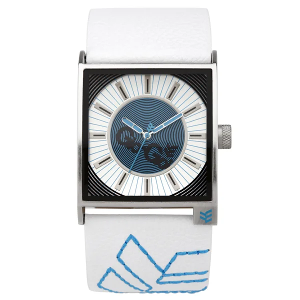 Gio Goi Men's 'Disco Biscuit' White Cuff Watch Afbeelding 1