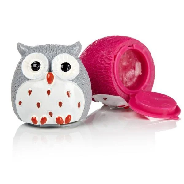 Owl Lip Balm Set (Chocolate Orange and Strawberry) Afbeelding 1