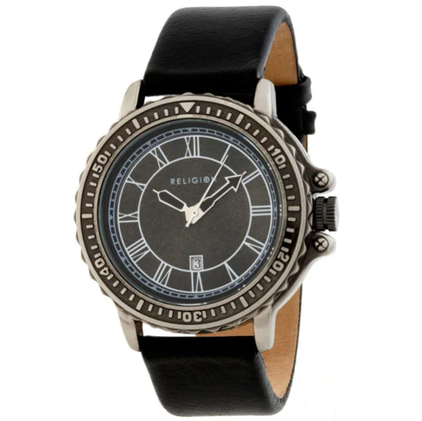 Religion Men's 'Journeyman' Oversized Dial Watch Afbeelding 1