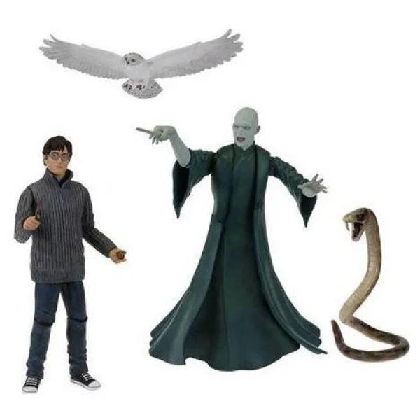 Harry Potter: 5 Inch Harry Potter And Lord Voldemort Action Figure Twin Pack Afbeelding 1