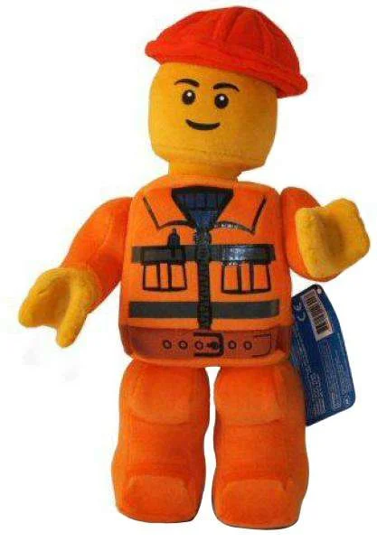 LEGO: Plush 12” Construction Worker Afbeelding 1