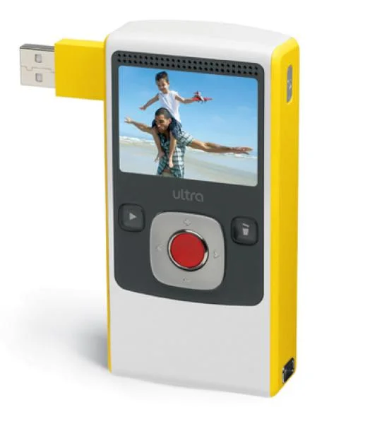 Flip Ultra2 Camcorder - Yellow (U1120YUK) Afbeelding 1