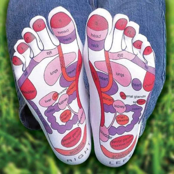 Reflexology Socks Pink Afbeelding 1