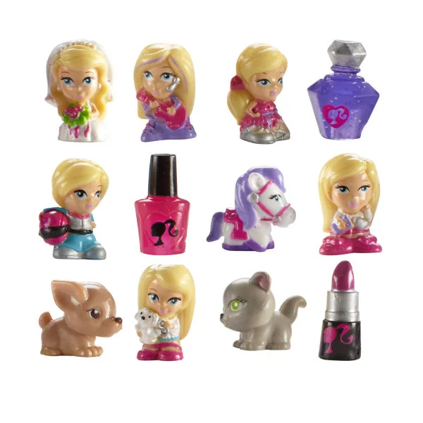 Squinkies 12 Piece Barbie Pack Series 1 Afbeelding 1