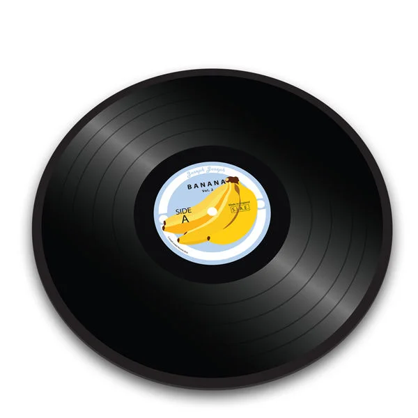 Worktop Saver Chopping Board - Banana Vinyl Afbeelding 1