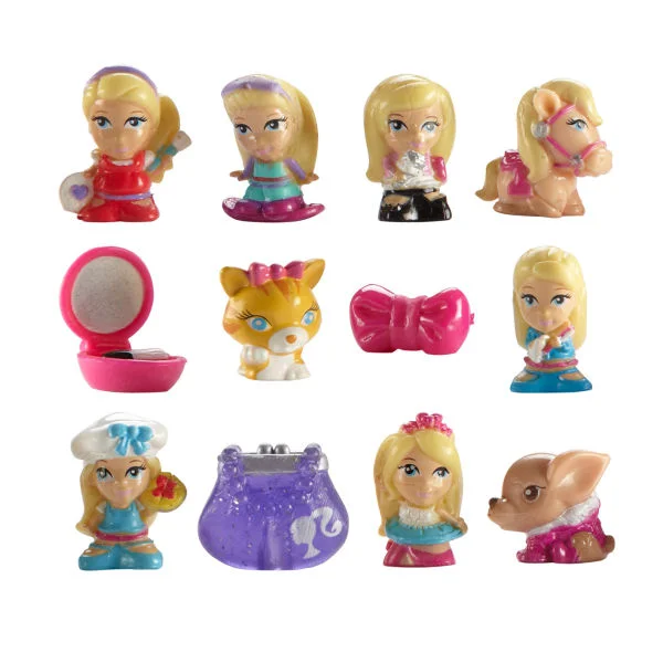 Squinkies 12 Piece Barbie Pack Series 2 Afbeelding 1