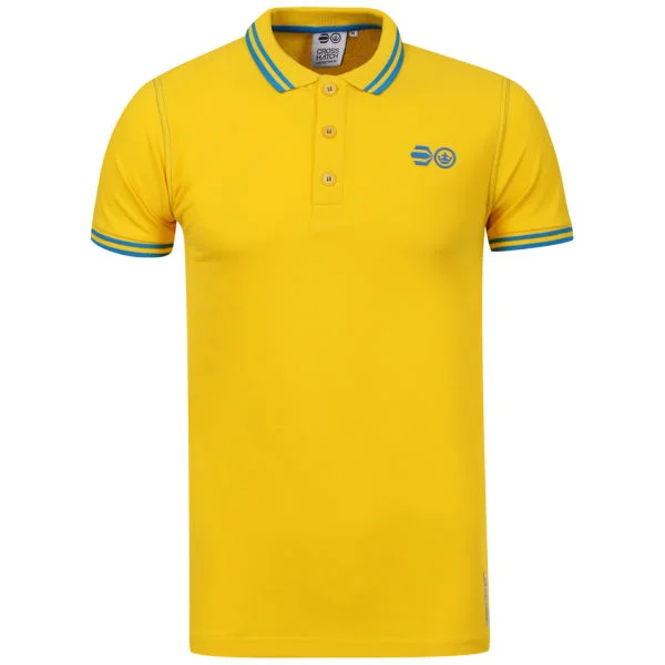 Crosshatch Men's Gladstone Polo Shirt - Freesia - S - Freesia Afbeelding 1