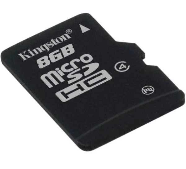 Kingston 8GB MicroSDHC Card - Class 4 (SDC4/8GB) Afbeelding 1