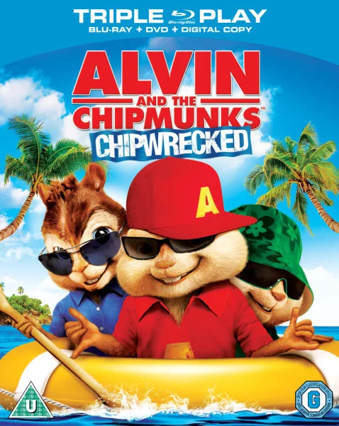 Alvin and the Chipmunks: Chipwrecked - Triple Play (Blu-Ray, DVD and Digital Copy) Afbeelding 1