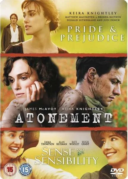Atonement/Pride and Prejudice/Sense and Sensibility Afbeelding 1
