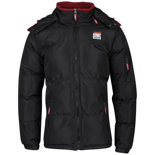 Vision Street Wear Men's Honeycomb Jacket - Black - S - Zwart Afbeelding 1